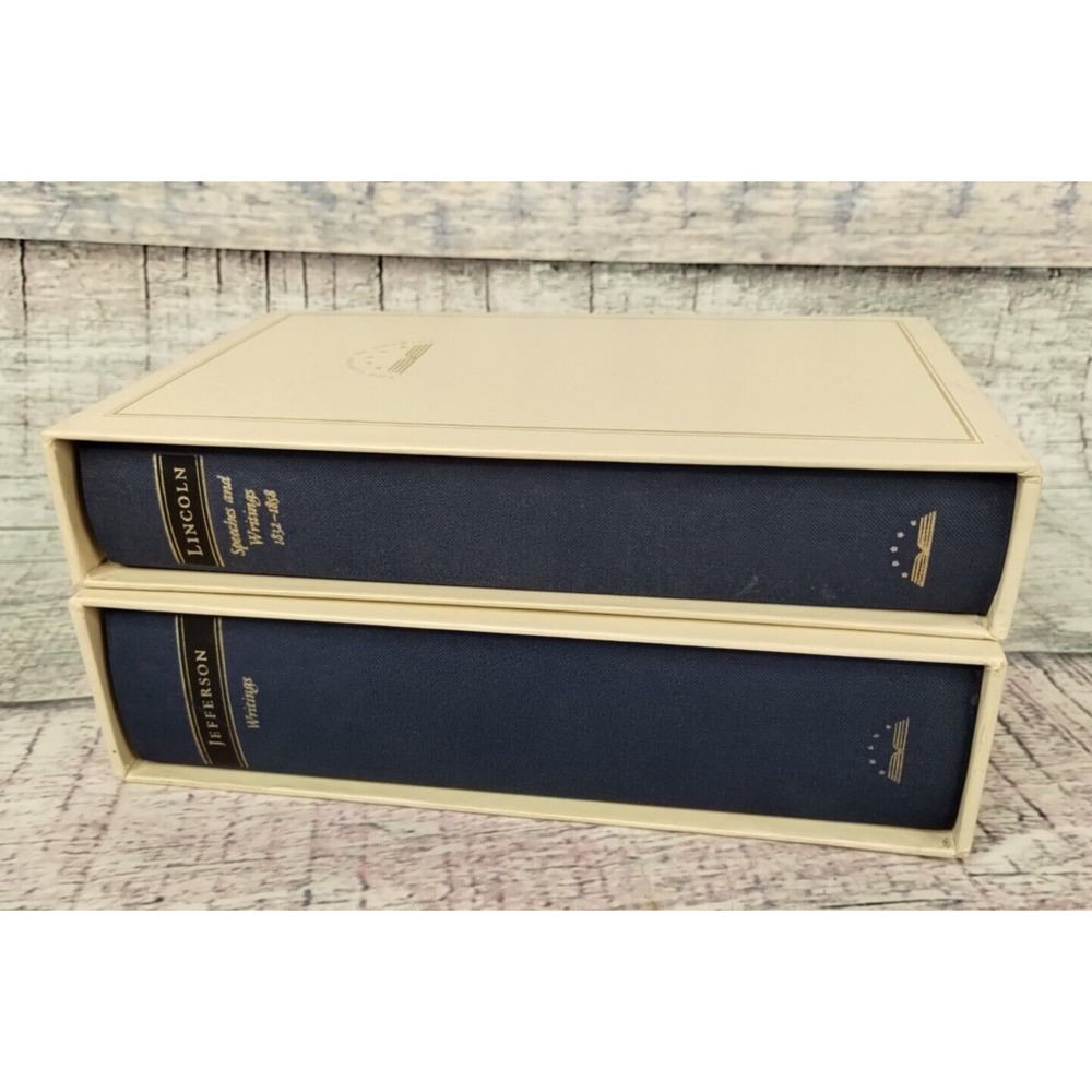 Library Of America Abraham Lincoln Speeches Writings & Thomas Jefferson Writings